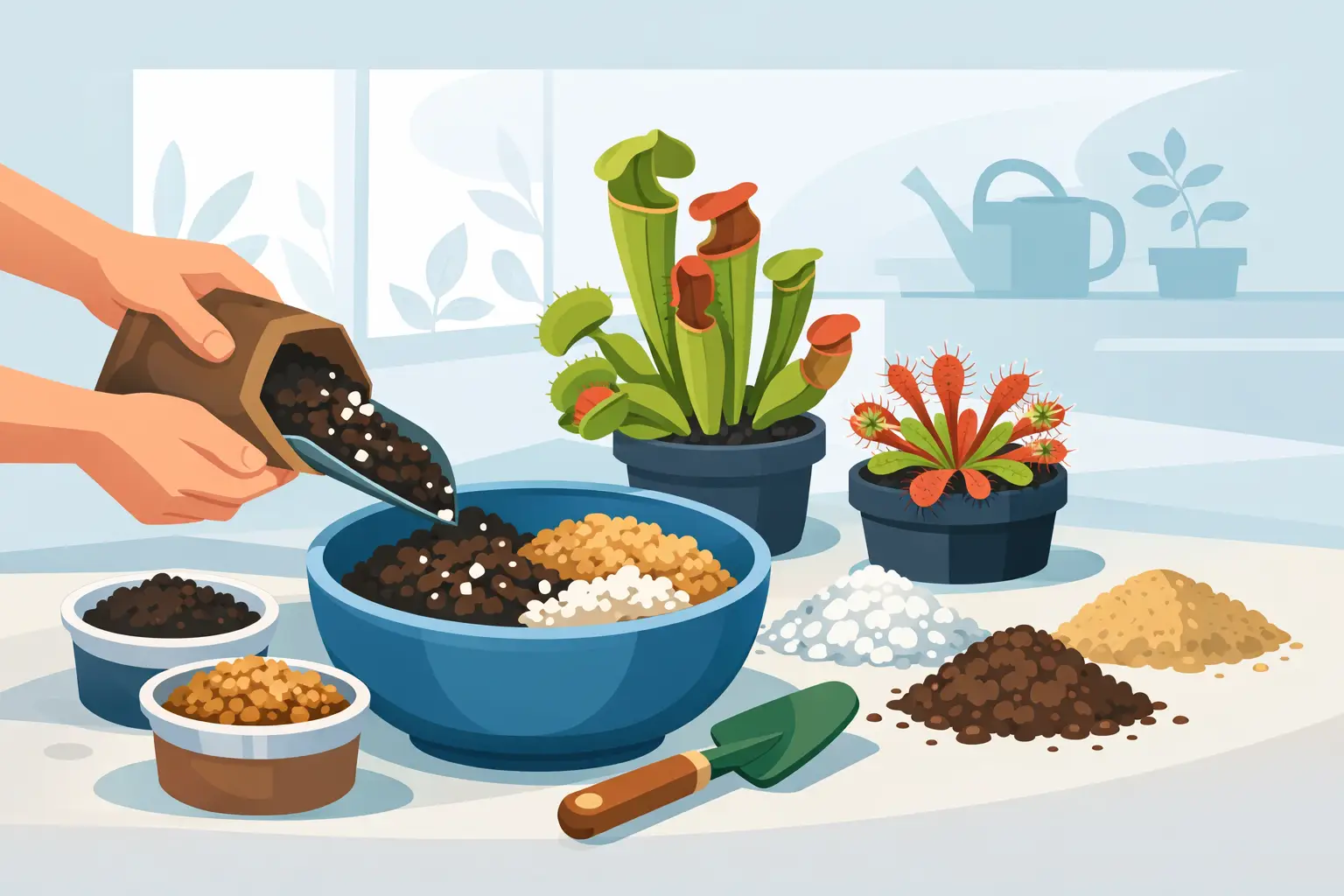 Cómo preparar sustrato para carnívoras en casa