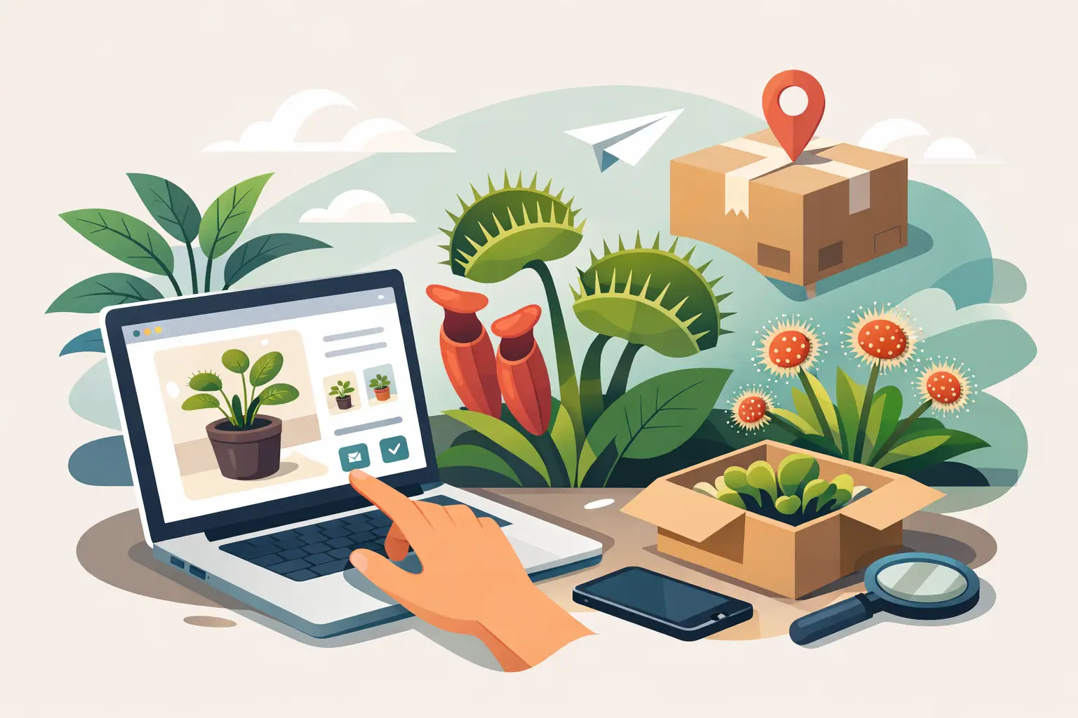 Comprar plantas carnivoras online sin fallar