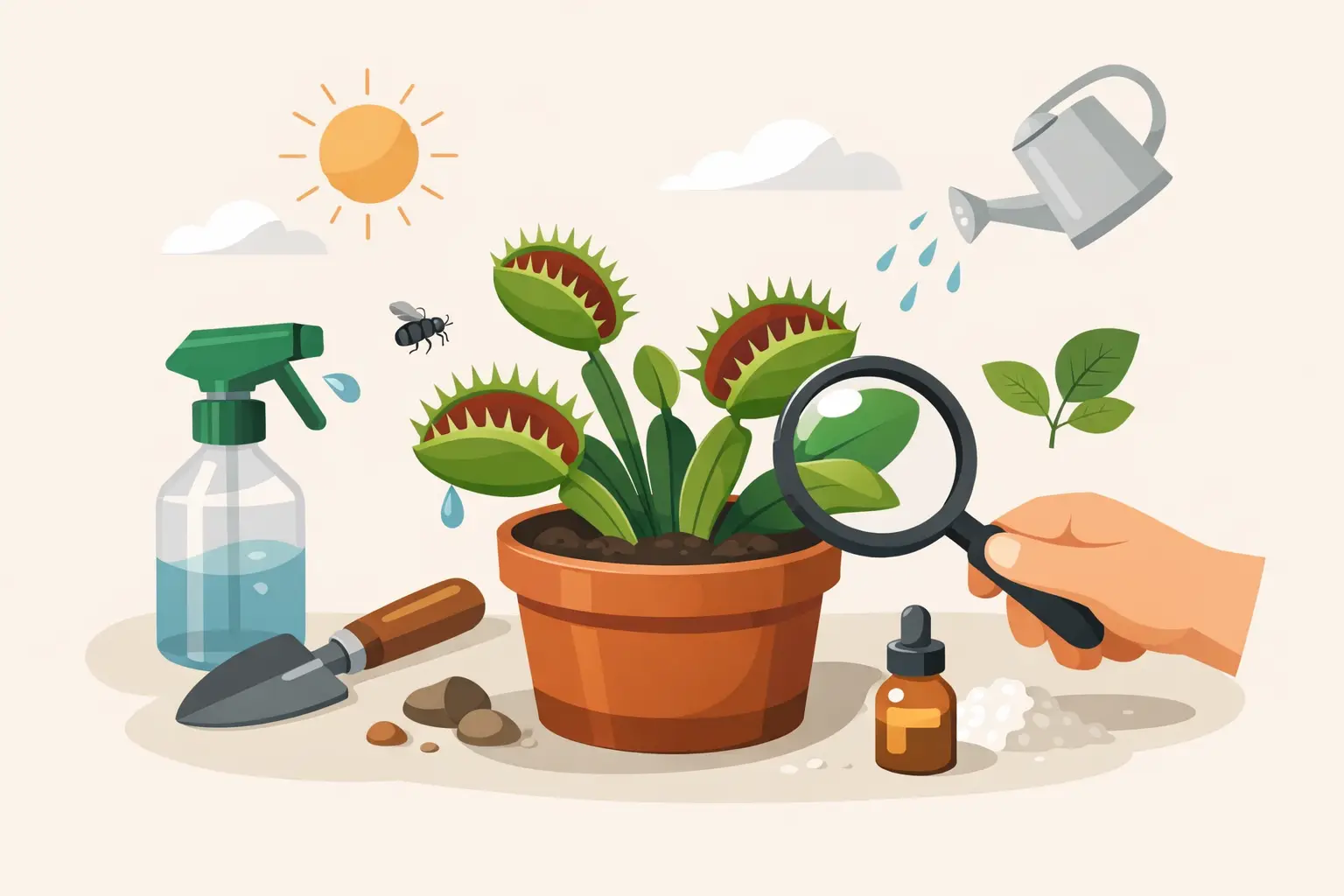 Cómo cuidar una planta carnívora sin errores