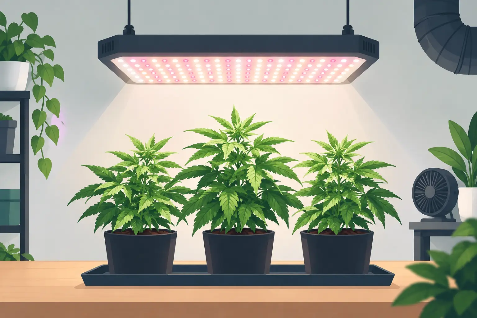 Mejores luces LED para cultivo en interior