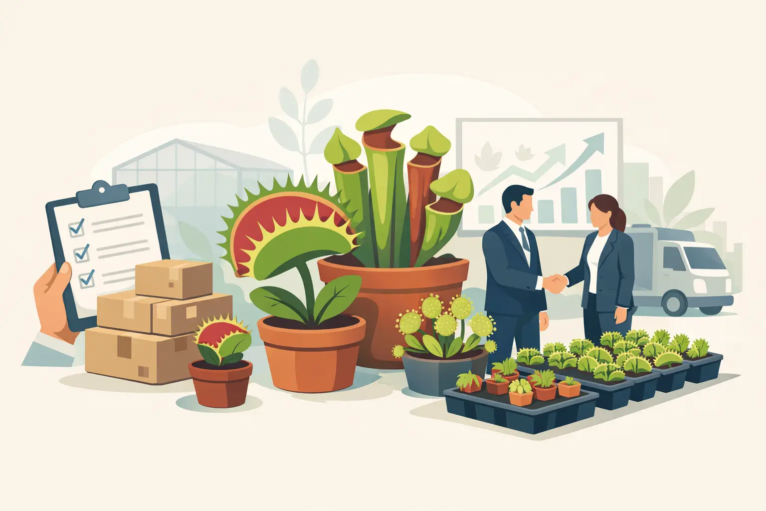 Plantas carnívoras al por mayor para vender más