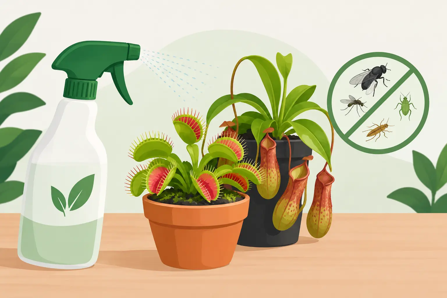 Qué insecticida usar en carnívoras sin dañarlas